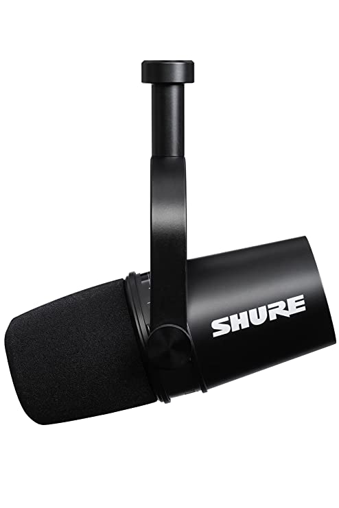 Shure MV7 USB Podcast Microphone - Black – CamposMusic